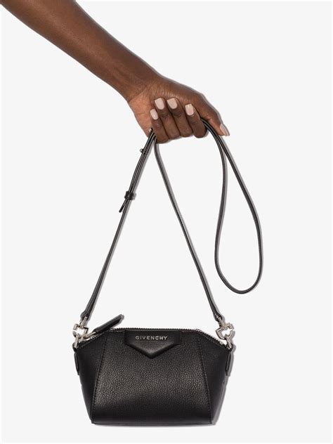 givenchy black nano antigona bag|givenchy antigona bag review.